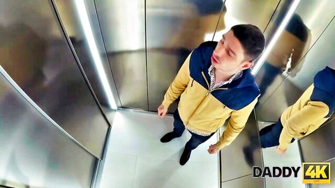 Stanley Johnson in yellow jacket, POV elevator view, Daddy 4K HD