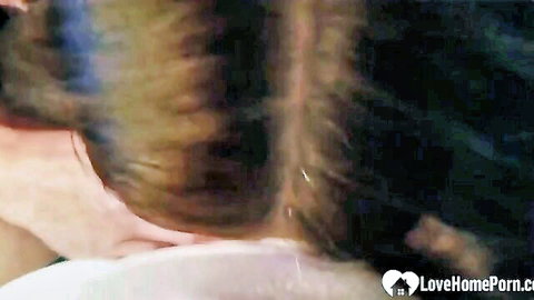 Chubby woman with big tits giving her man a titjob in amateur video
