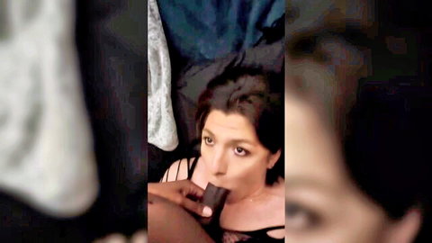Khloe Khalifa in black lace lingerie, seductive close-up tease