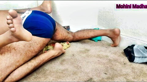 Mohini Madhav desi wife fucked hard by husband in blue underwear