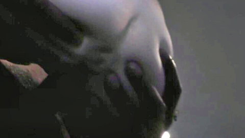 Wife giving blowjob to big black cock while husband watches
