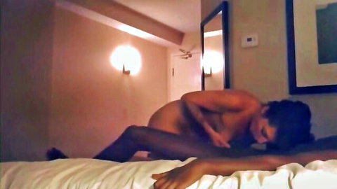 White woman absorbs black man's cock in intense interracial sex