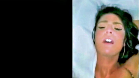Arab Egyptian woman in ecstatic pleasure close-up