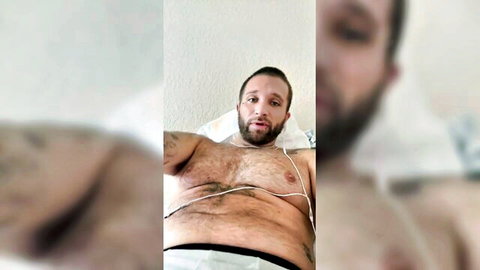 MrTalkdirty2me hairy bearded man in underwear, solo tease
