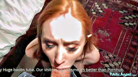 Lenina Crowne redhead with fake huge tits in smooth bed fucking