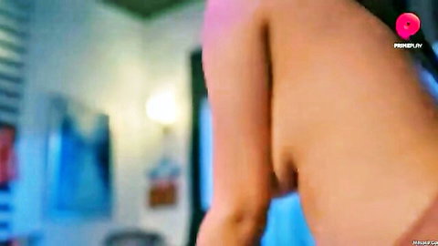 Desi woman exposing breast in side view nude pose from Yaar Pyaar Gaddar Episode 2