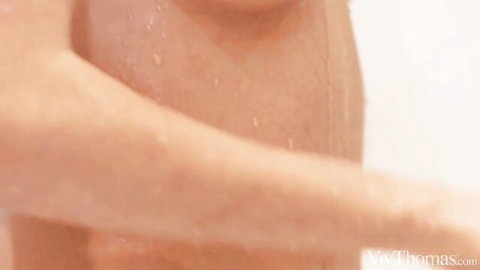 Eliza Cumming nude wet shower scene with Jazz Jordan lesbian passion