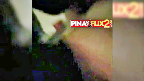 Pinay babe bites lip teasing cock before blowjob in steamy clip