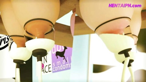 Hentai futa heifer cowgirl with udders getting milked in Milky Moo Farms