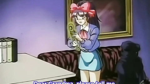Anime schoolgirl in blue uniform holding key, La Blue Girl Ep.1