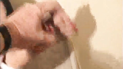 Bound MILF gagged and tied up with ropes in fetish scene