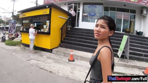 Thai teen with tiny body picked up on street by Dodgy Dave