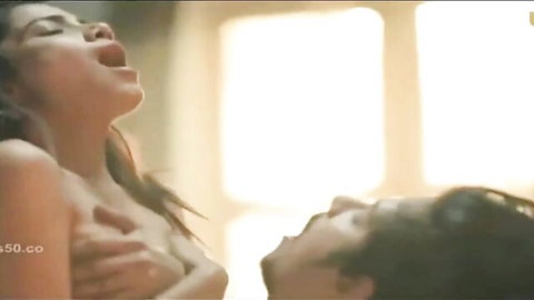 Indian couple in intense oral sex scene, woman topless moaning in Ullu series