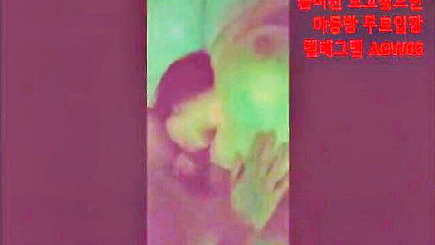 Korean couple in intimate kiss, man nuzzling woman's neck