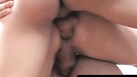 Latin twink threesome bareback spitroast with big dicks explicit close-up