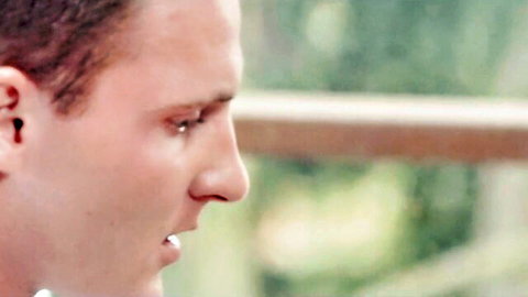 Matthew in profile view sharing love for Czech girl Hannah in XPORN video