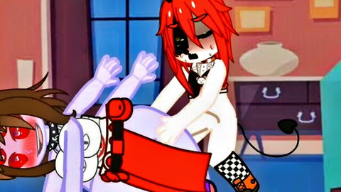 Sombra futa intensely fucking Danaramor in Gacha Club hentai
