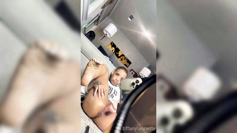 Tiffany Lannette spreading legs and exposing pussy in amateur OnlyFans scene