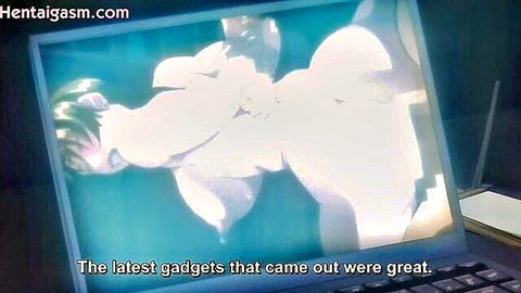 Hentai scene from Tsuma Netori 3 with white-haired anime girl in revealing white outfit underwater