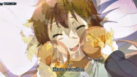Anime couple in chuunibyou style sharing playful tickling and passionate moments