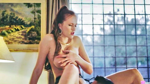 Stacy Cruz rides big cock with perfect natural tits