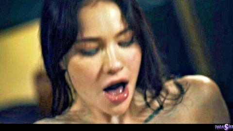 Octokuro wet intense expression tongue out nude upper body Parasited