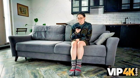 Asian virgin with large tits in short skirt, learning lesbian ways, VIP4K thumbnail