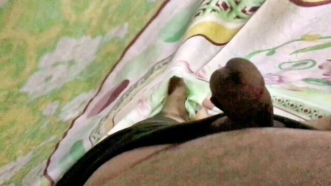 Hotjayson31's solo male rear view with erect cock and ass on bed