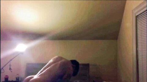 Straight jock in doggy position fucking his girl from behind