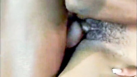Hot black woman gets intense vaginal penetration from ebony man