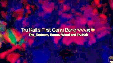 Tru Kait's first gangbang tagteam with Tommy Wood