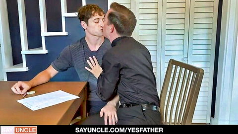 Taylor Reign kissing handsome priest in steamy YesFather scene