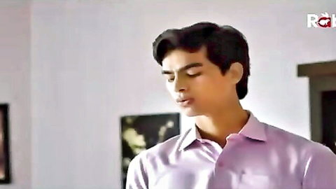 Handsome young Indian man in pink shirt from Pichese web series Episode 05