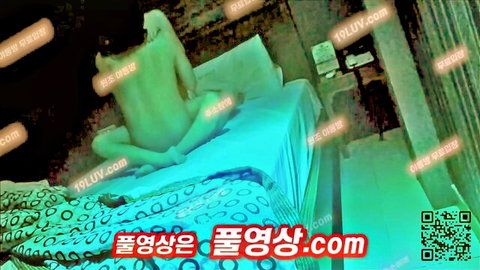 Cute Korean 20yo with huge D-cup tits in amateur nude bedroom pose