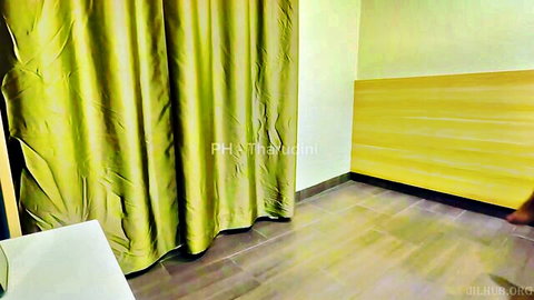 Sri Lankan girlfriend in steamy bedroom encounter with gym coach pre-wedding