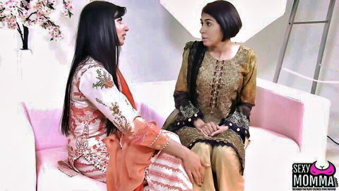 Aaliyah Yasin and Sahara Knite in steamy desi sofa encounter