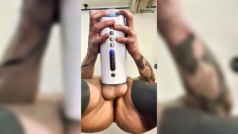 Hoss Kado POV: Autoblow Ultra stroking his massive BWC