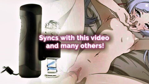 Spiritjoi as horny elf in nude JOI, syncing with male masturbator toy