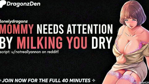 LonelyDragonzASMR as busty MILF mommy milking you dry in seductive ASMR roleplay
