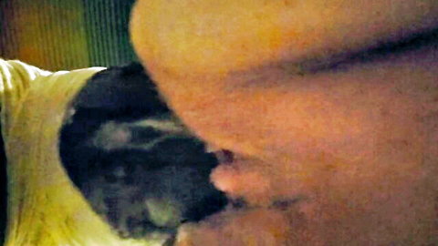 Transginger close-up labia penetration with cock and hand