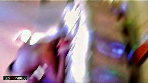 Amateur wife in intense threesome with husband and neighbor, ecstasy face