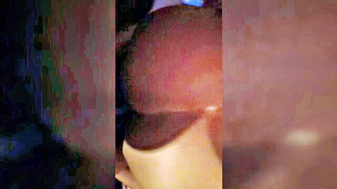 HeadCaptainJac's big black ass pounded with strap-on in close-up