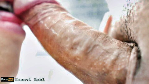 Saanvi Bahl's petite body in intense Hindi domination oral scene