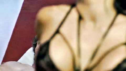 Nicole Mayer nude tits in black lingerie from El Sexoservidor 4 (2020)