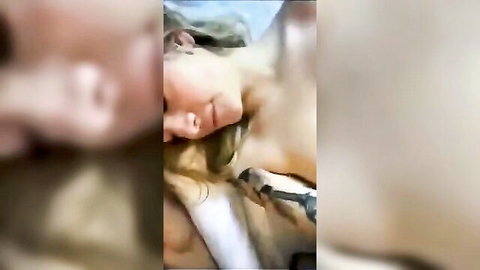 Blonde woman taking anal from black man in tight hole close-up