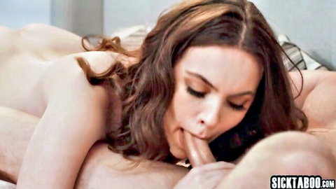 Freya Parker performing intense blowjob in hardcore scene