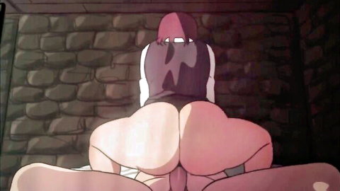 Gabi Braun 2D anime hentai big ass bent over explicit penetration
