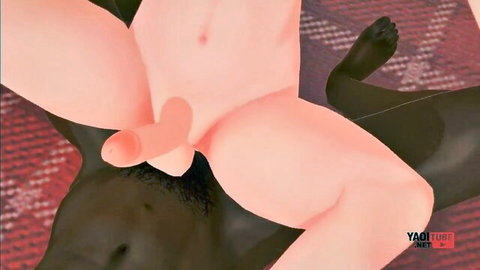 YaoiFemboy Tanjiro rides massive pink cock in Demon Slayer hentai