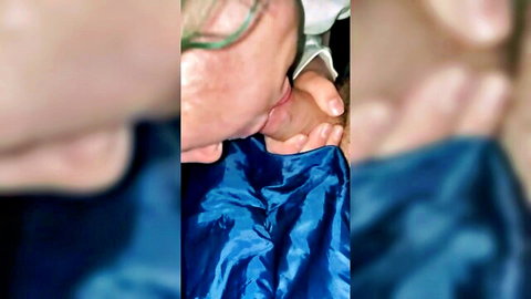 ChubbyMiss POV rave babe sucking boyfriend's cock closeup