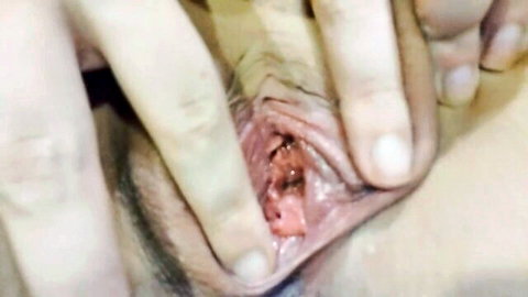 Anastasia Gray wet pussy fingering ASMR close-up view
